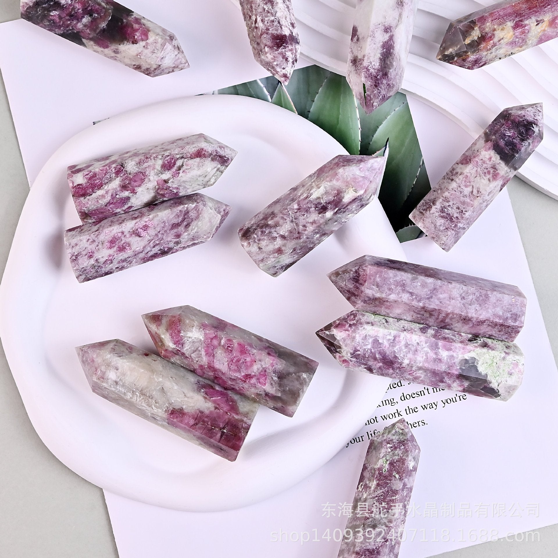 5-8cm pink tourmaline tower 1kg