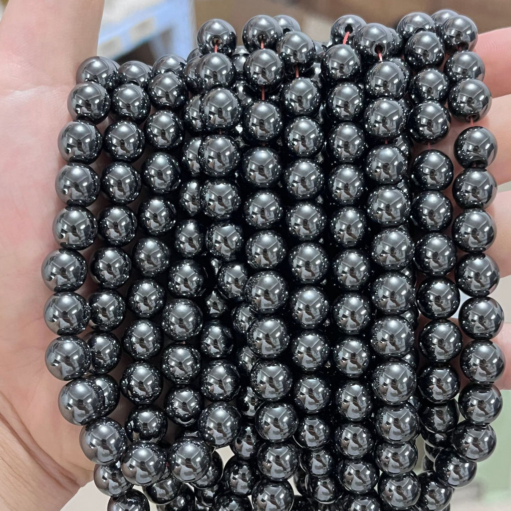8mm hematite beads