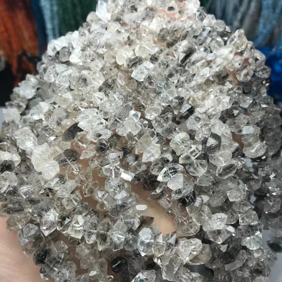 8-10mm herkimer diamond beads