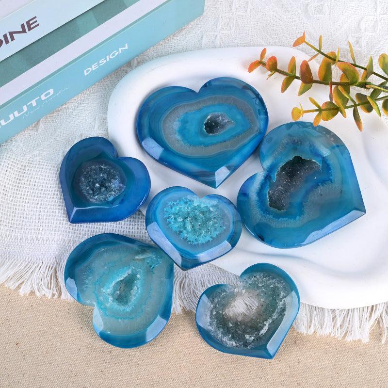 blue agate geode 1kg