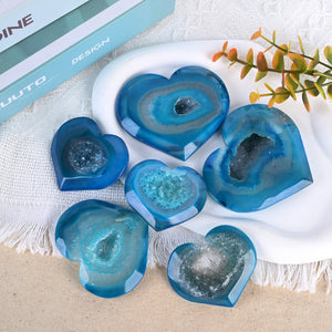 blue agate geode 1kg