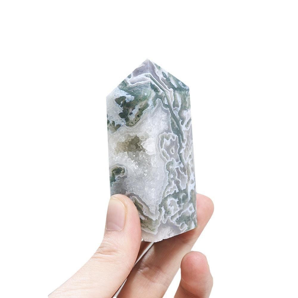 druzy moss agate 1kg