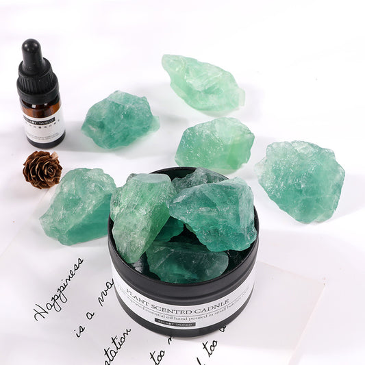 3-5cm raw green fluorite 1kg