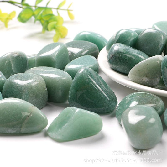 2-4cm green aventurine tumble stone 1kg