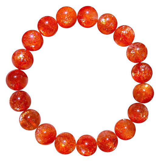 8mm oregon sunstone bracelet