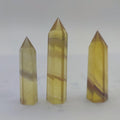 5-8cm yellow fluorite tower