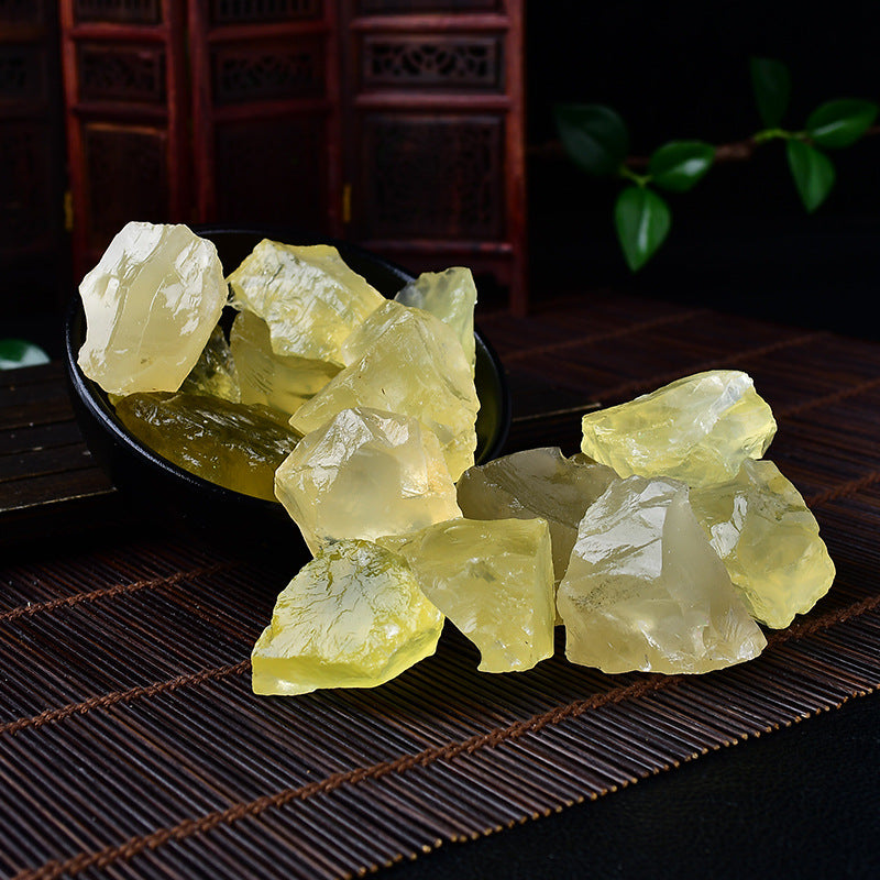 2-5cm lemon quartz raw 1kg
