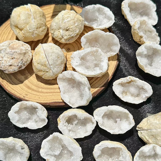 3-6cm white agate raw
