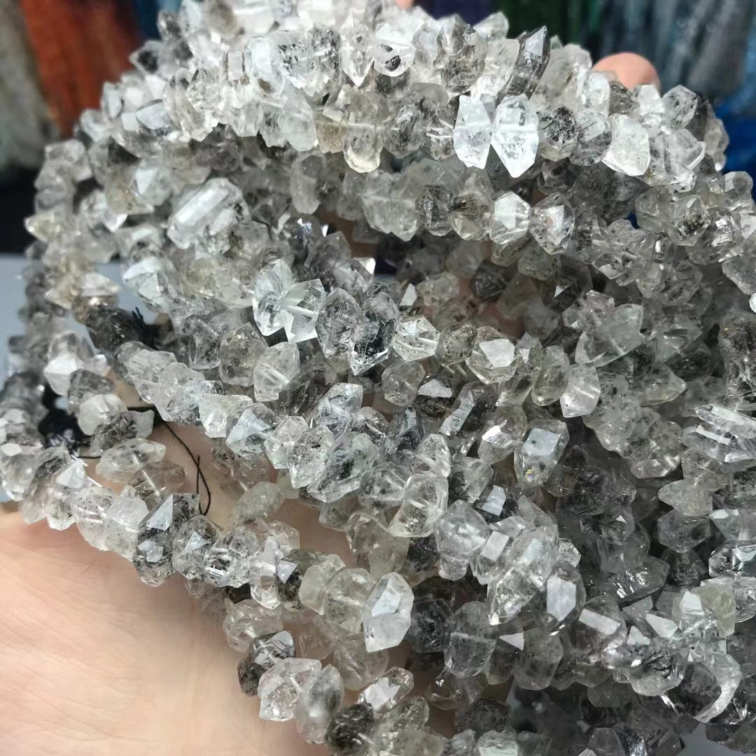 8-10mm herkimer diamond beads