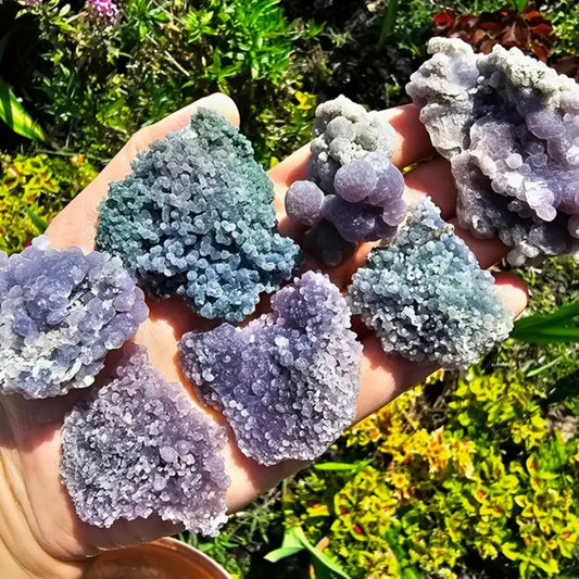 raw grape agate cluster 1kg