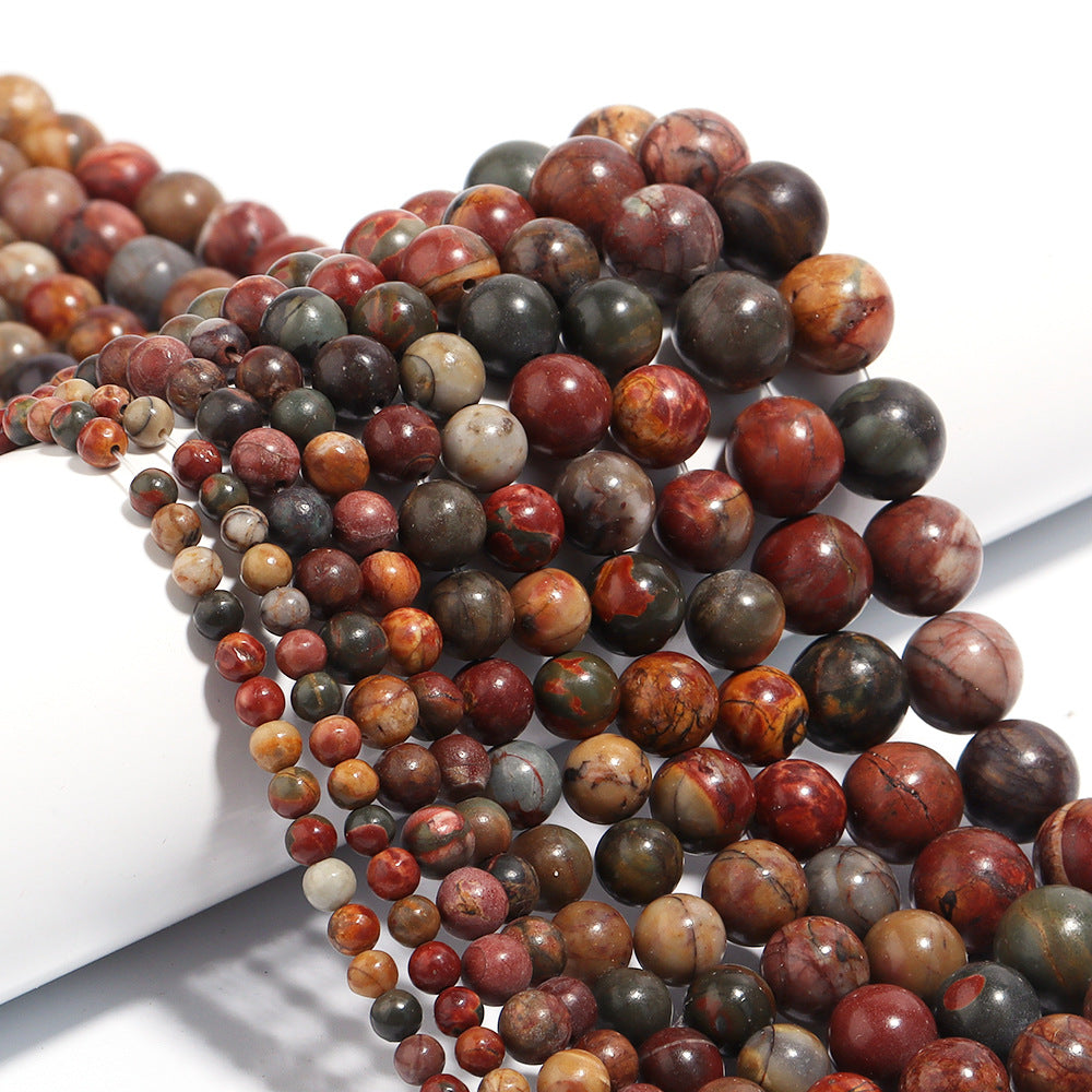 8mm picasso jasper beads