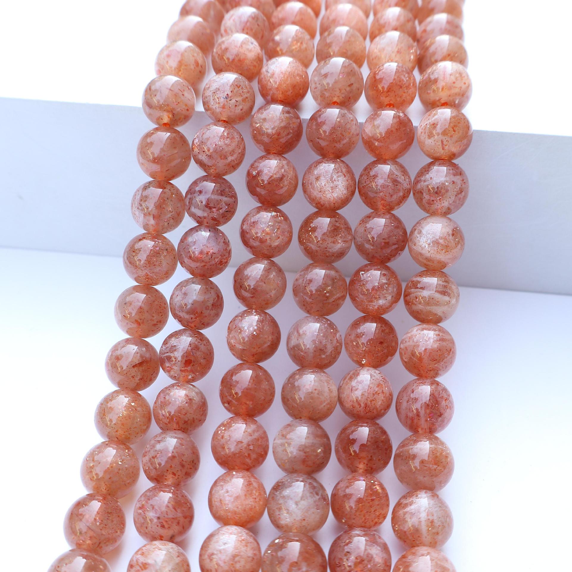 8mm oregon sunstone beads