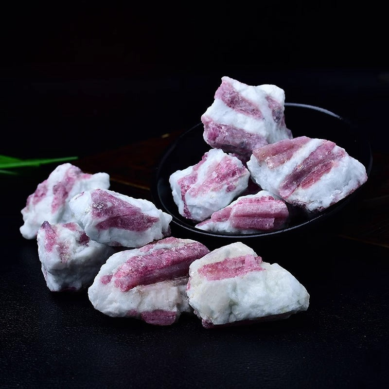 2-5cm raw pink tourmaline 1kg