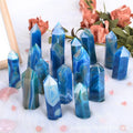 6-9cm blue agate tower 1kg