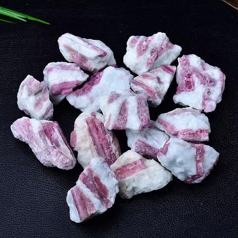 2-5cm raw pink tourmaline 1kg