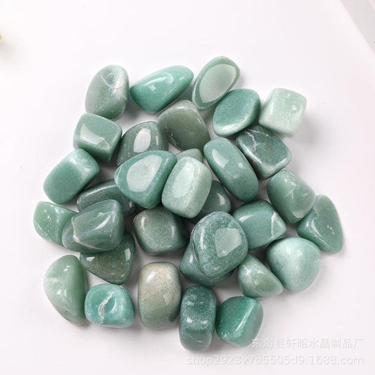 2-4cm green aventurine tumble stone 1kg