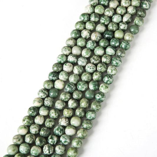 8/10mm green jasper beads