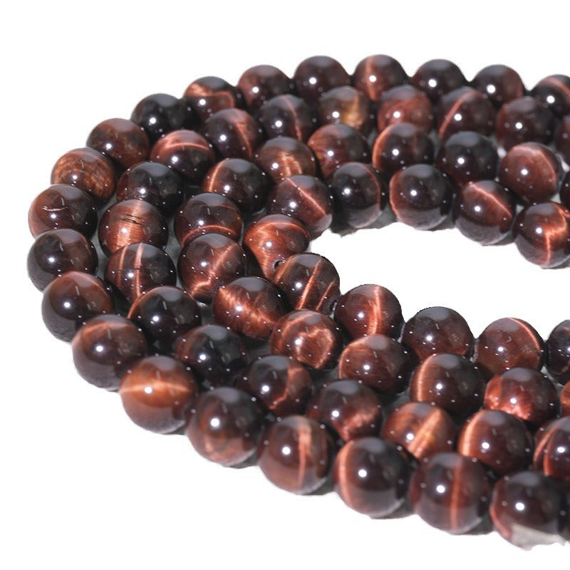 8mm red tiger eye beads