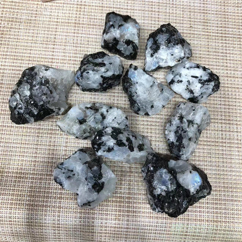 2-5cm rainbow moonstone tower 1kg