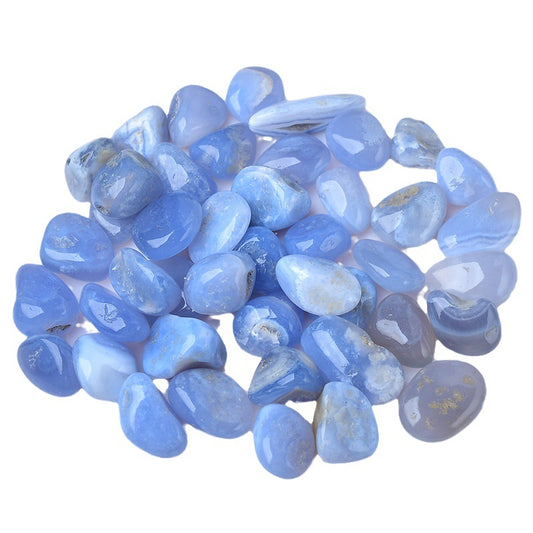 2-3cm blue lace agate tumbles 1kg