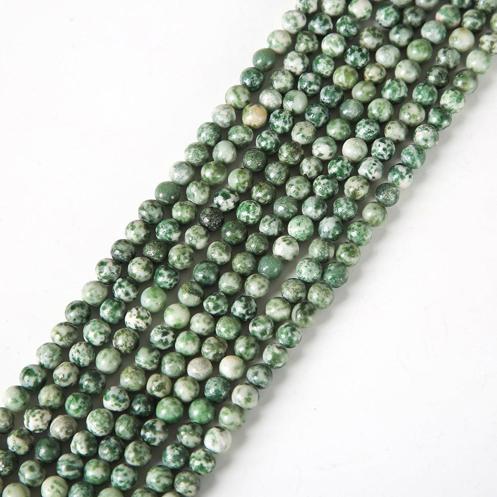 8/10mm green jasper beads