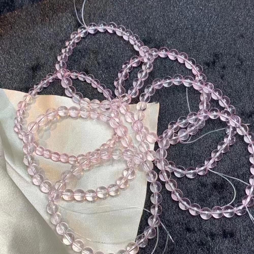 8mm pink topaz bracelet