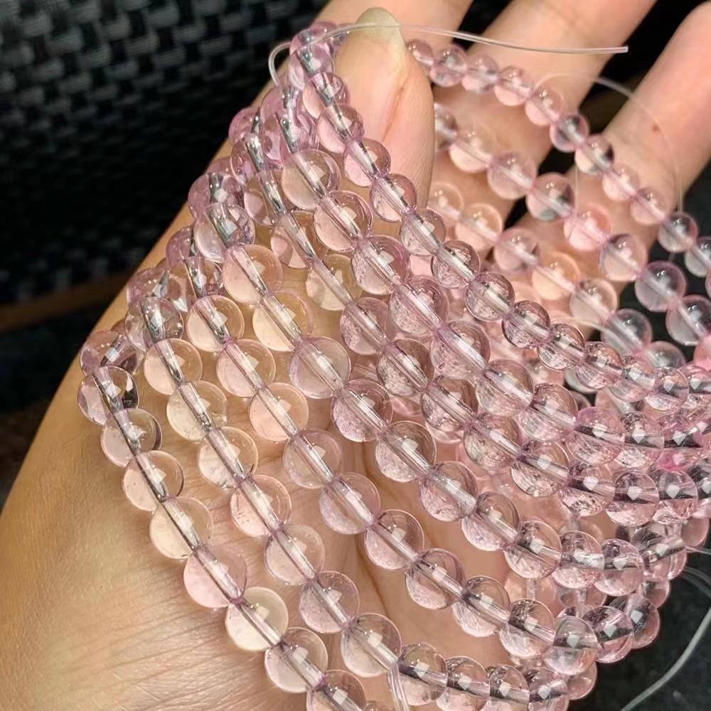8mm pink topaz bracelet