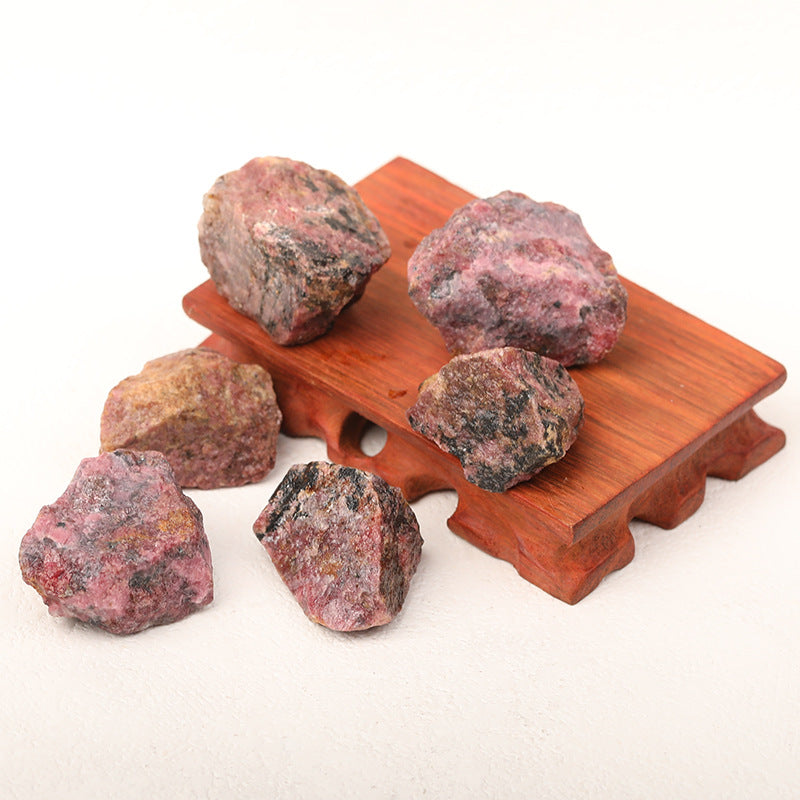 2-4cm raw rhodonite 1kg
