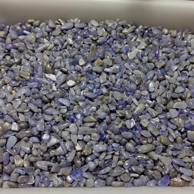 3-7mm raw tanzanite 100g