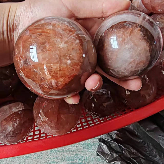 4-7cm fire quartz sphere 1kg
