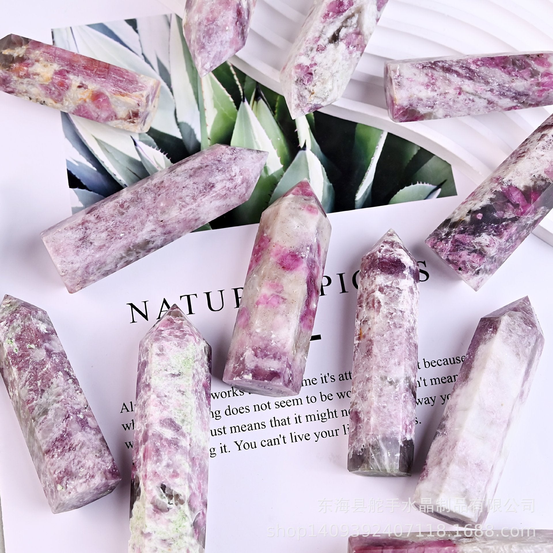 5-8cm pink tourmaline tower 1kg