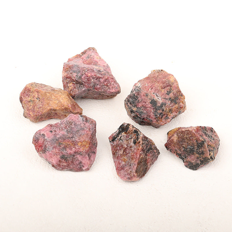 2-4cm raw rhodonite 1kg