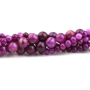 8mm sugilite beads manmade