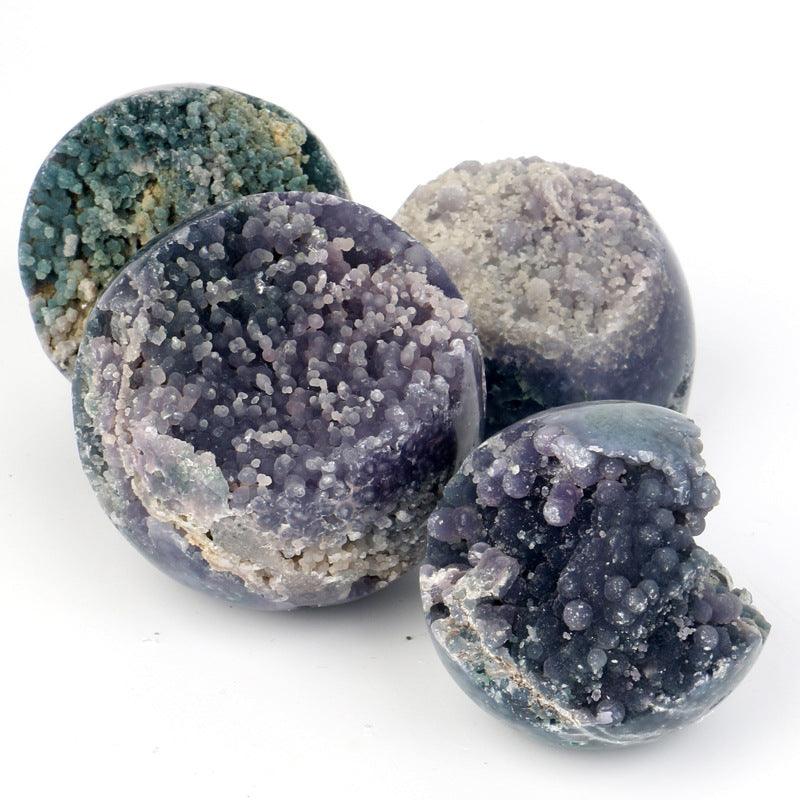 3-7cm grape agate sphere 1kg