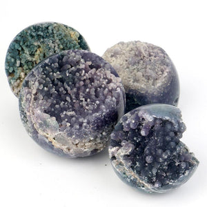 3-7cm grape agate sphere 1kg