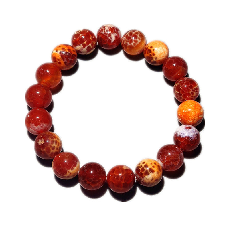 8mm fire agate bracelet
