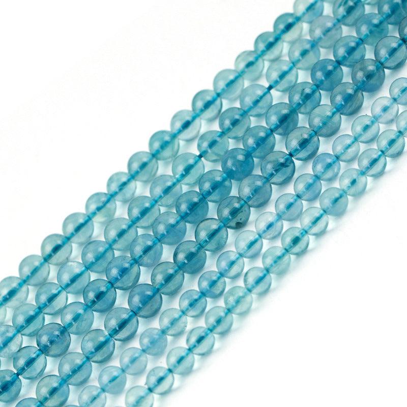 6/8mm Blue Fluorite beads