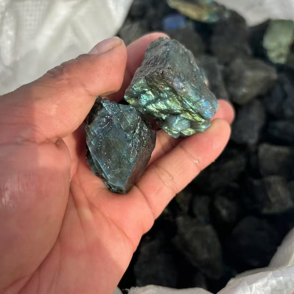2-4cm raw labradorite 1kg