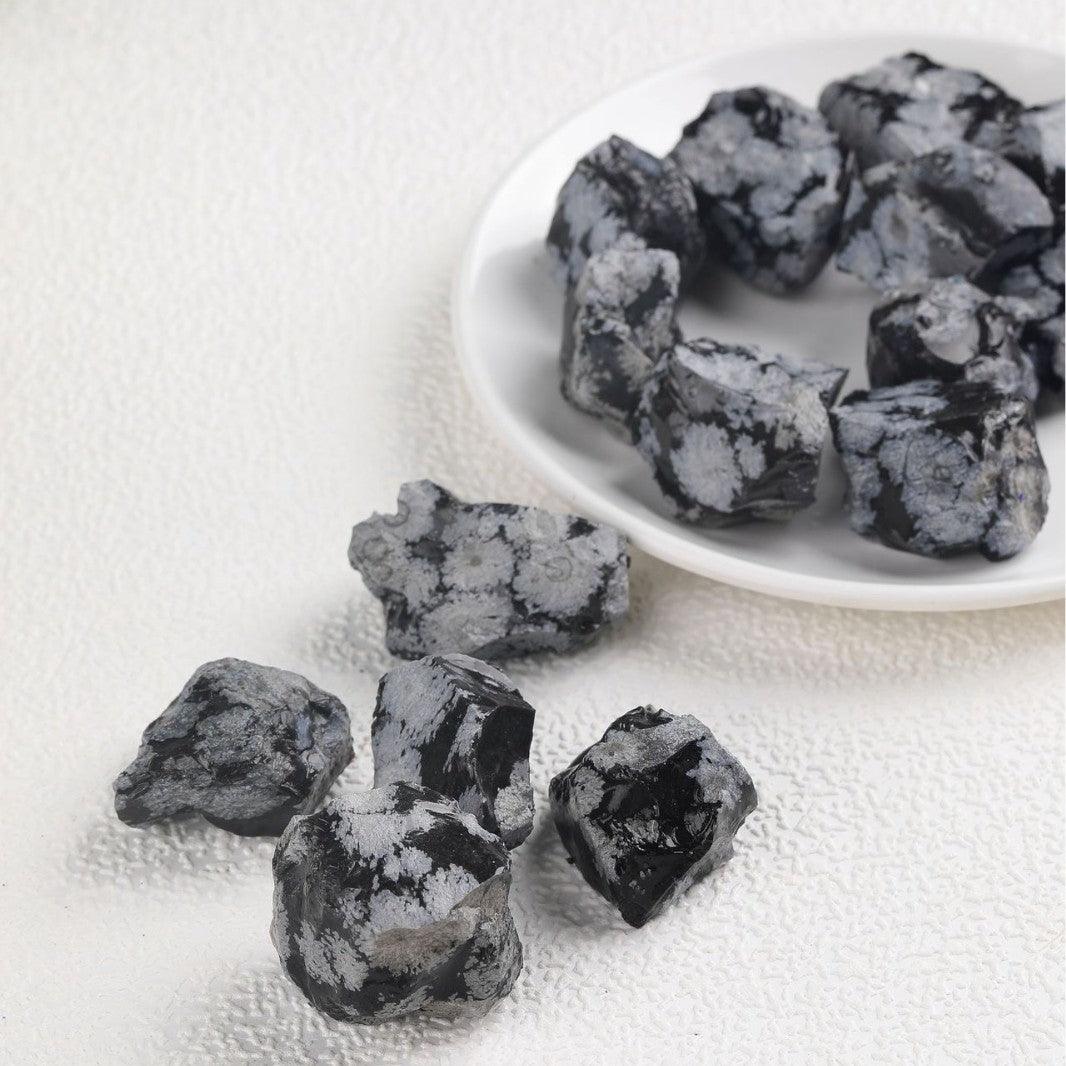 2-5cm raw snowflake obsidian 1kg