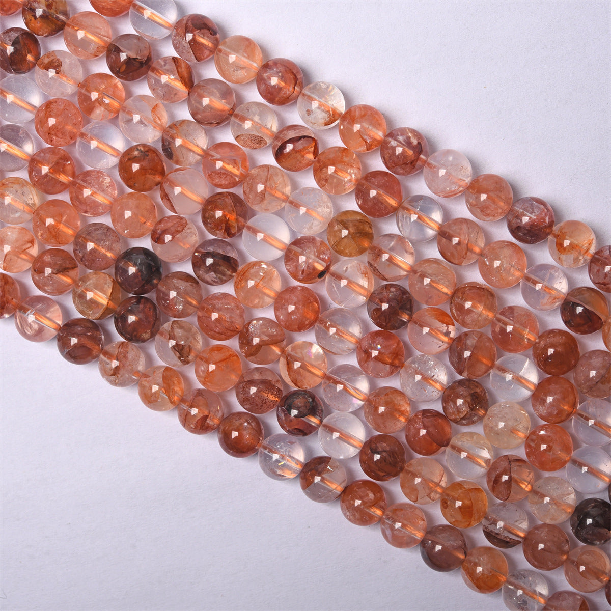 8mm fire quartz beads