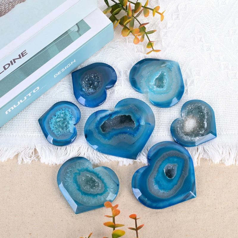 blue agate geode 1kg