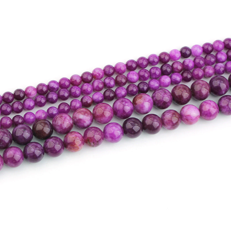 8mm sugilite beads manmade