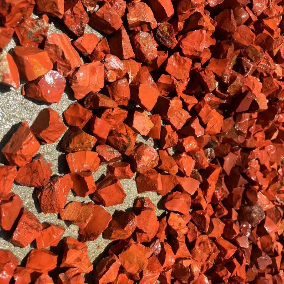 2-5cm raw red jasper 1kg