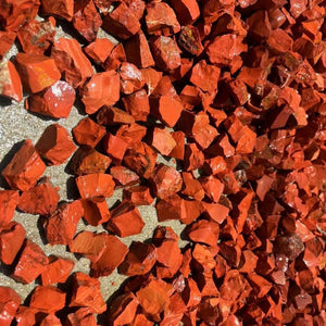 2-5cm raw red jasper 1kg