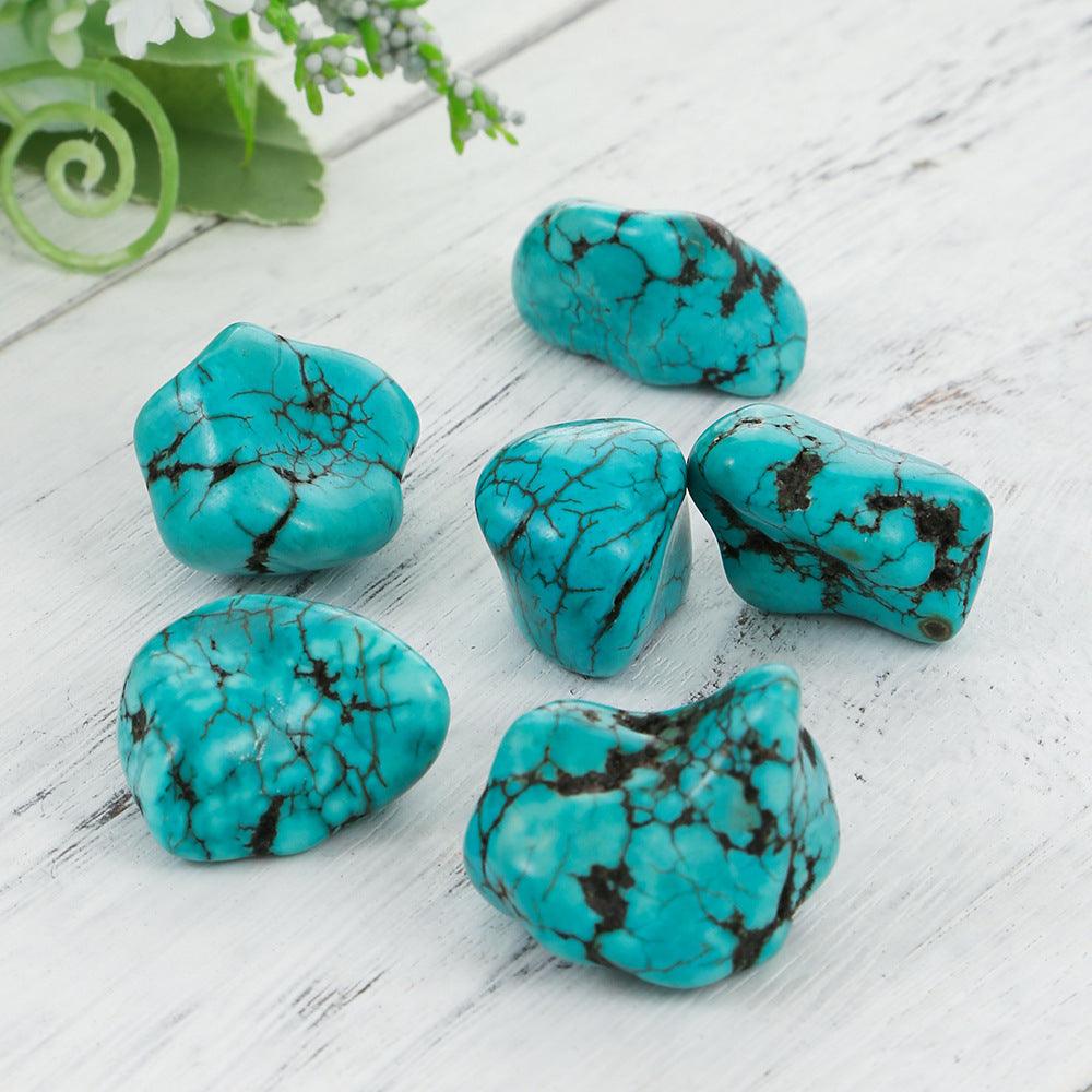 1-2cm raw turquoise