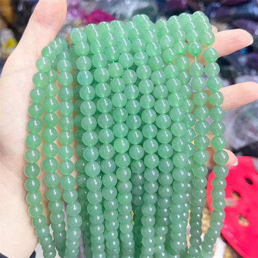 8/10mm green Aventurine beads
