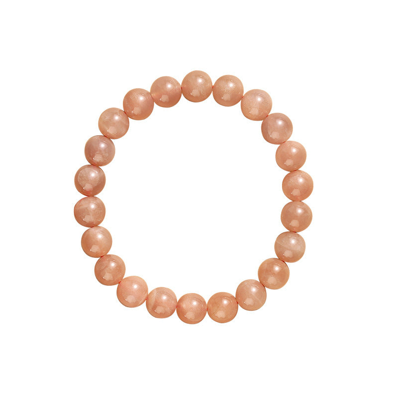 8mm pink moonstone bracelet