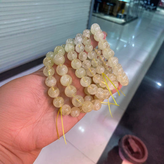 8-9mm lemon quartz bracelet