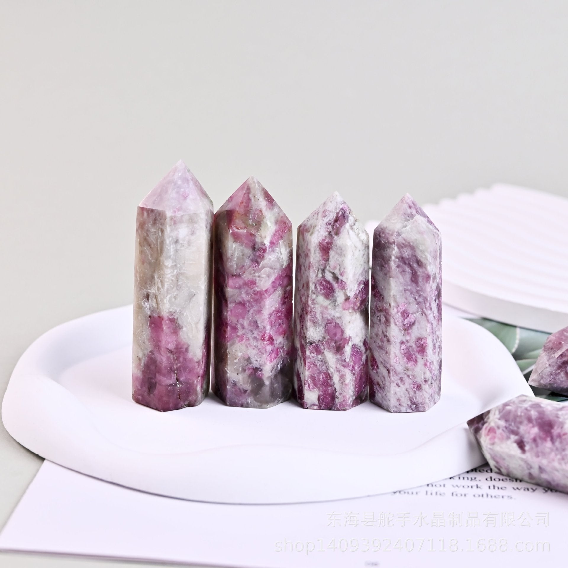 5-8cm pink tourmaline tower 1kg