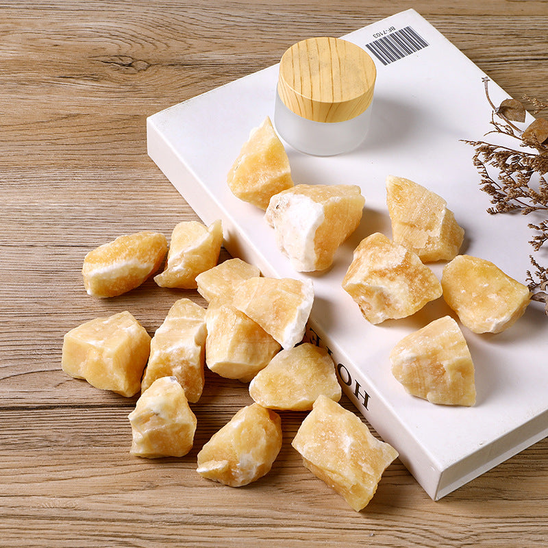 2-5cm raw yellow jade 1kg
